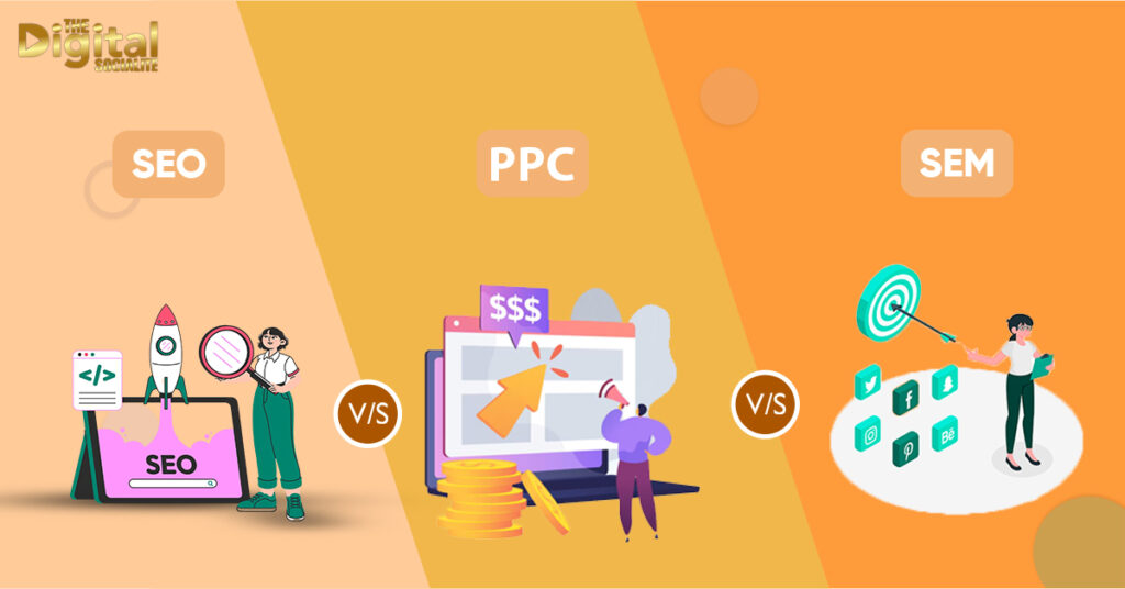 seo vs ppc vs sem differences